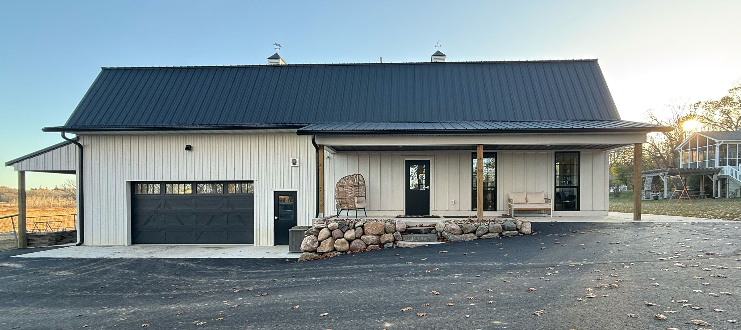 Pole Barn Game Shed